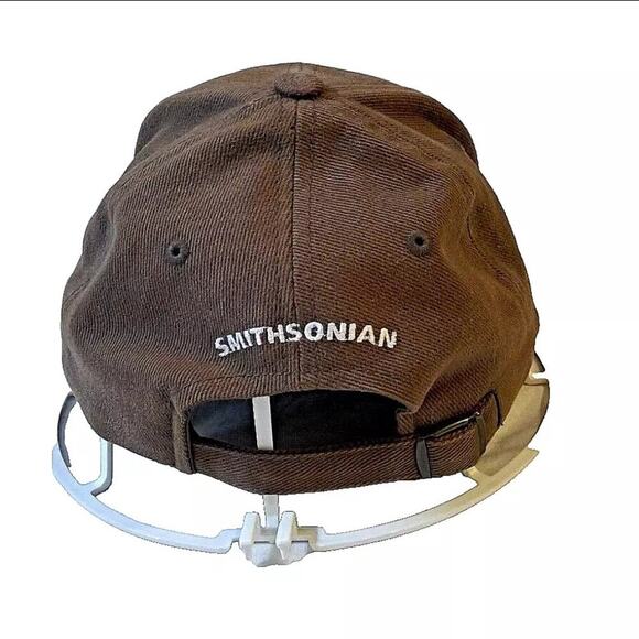Smithsonian Air & Space Museum Strapback Hat/Cap Brown Twill Washington DC Mall - Picture 4 of 8